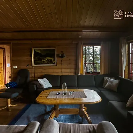 Large 2 Baths And Sauna In Sjusjoen Holiday home *