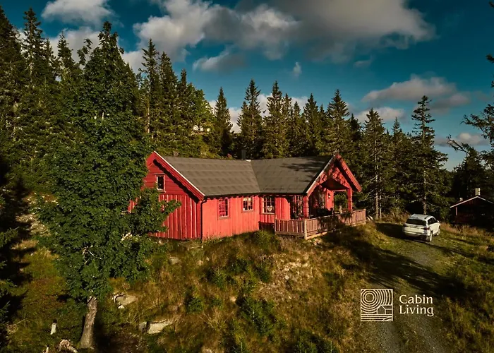 Large 2 Baths And Sauna In Sjusjoen Casa de Férias